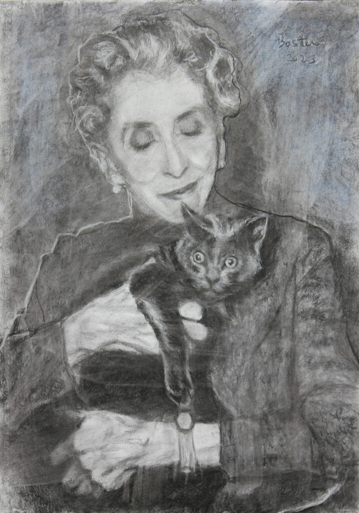 Tegning av Karen Blixen