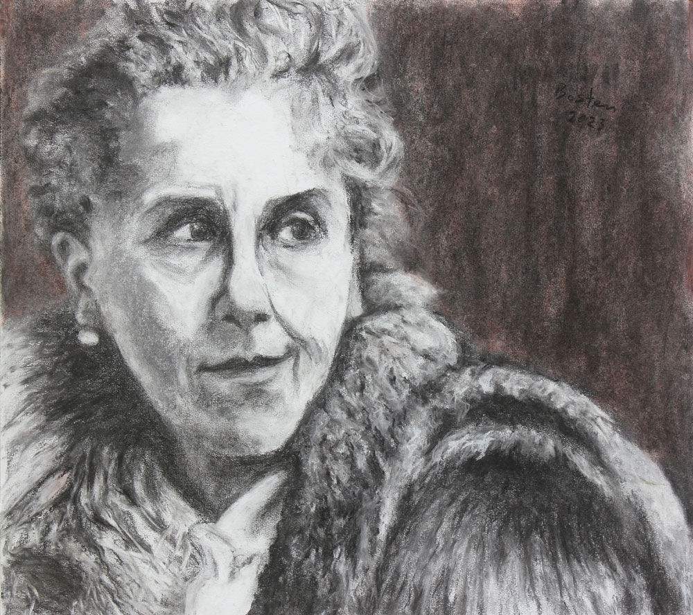 Tegning av Karen Blixen